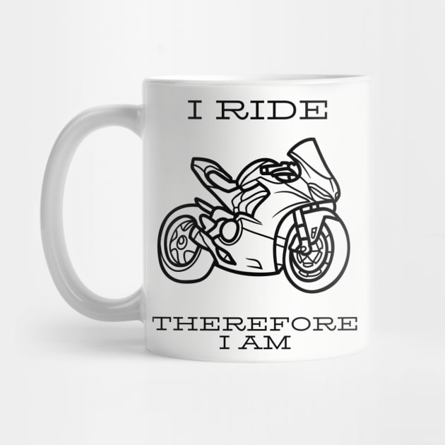 I ride therefore I am by Rickido